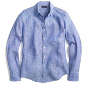 J Crew • Baird McNutt Irish Linen Perfect Shirt 12